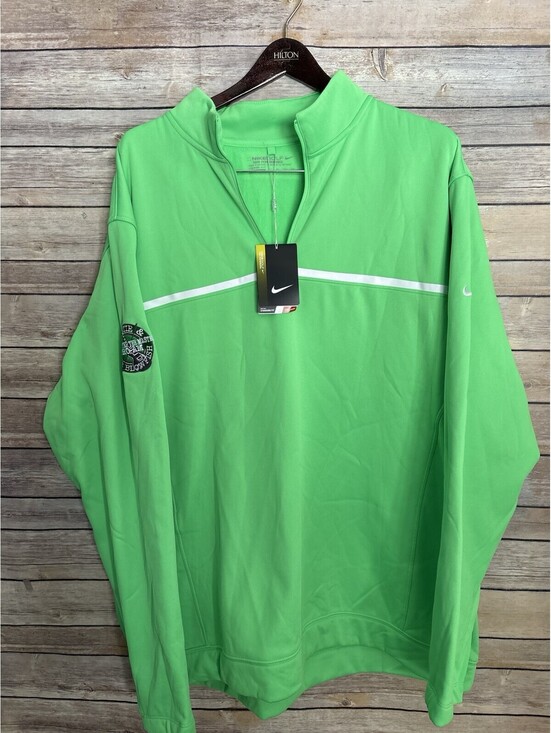 Nike Other - NEW NIKE GOLF Standard Fit Mens 2XL Therma-Fit Green L/S 1/2 Zip Pullover Hootie